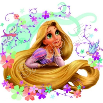 Disney Princess Tangled Rapunzel  T Shirt Iron on Transfer Decal ~#3