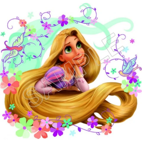 Disney Princess Tangled Rapunzel  T Shirt Iron on Transfer Decal ~#3