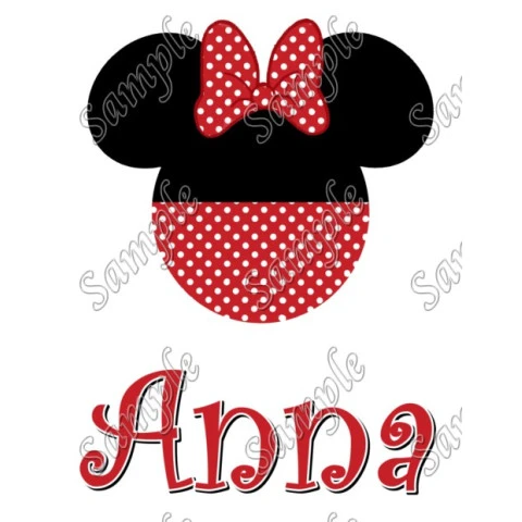 Disney Vacation  Minnie Mouse  Personalized  Custom  T Shirt Iron on Transfer Decal ~#201