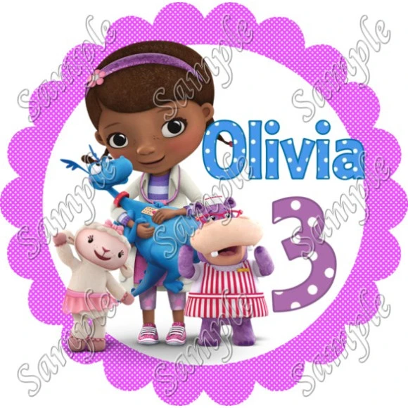 Doc McStuffins  Birthday  Custom Personalized  T Shirt Iron on Transfer Decal ~#32