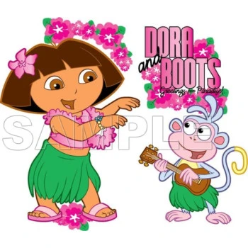 Dora  and Boots T Shirt Iron on Transfer Decal ~#5