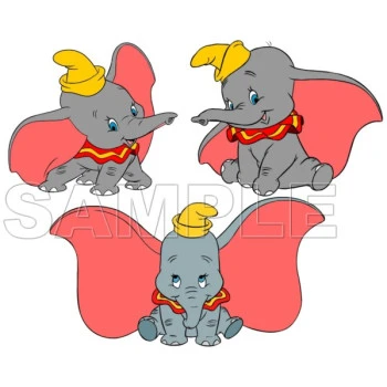 Dumbo T Shirt Iron on Transfer Decal ~#1