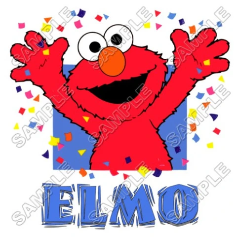 Elmo Birthday  T Shirt Iron on Transfer Decal ~#7