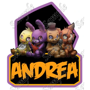 Five Nights at Freddys  Personalized  T Shirt Iron on Transfer Decal ~#2