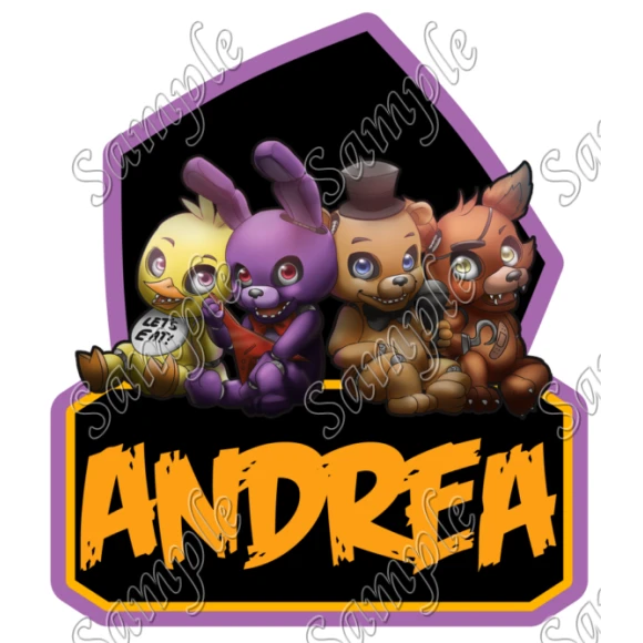 Five Nights at Freddys  Personalized  T Shirt Iron on Transfer Decal ~#2