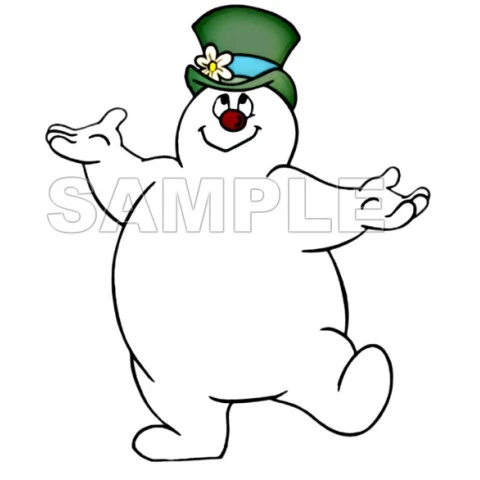 Frosty The Snowman  T Shirt Iron on Transfer Decal ~#1