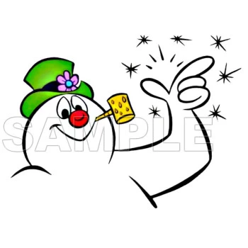 Frosty The Snowman  T Shirt Iron on Transfer Decal ~#2