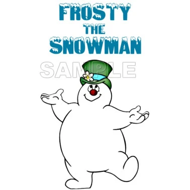 Frosty The Snowman  T Shirt Iron on Transfer Decal ~#3