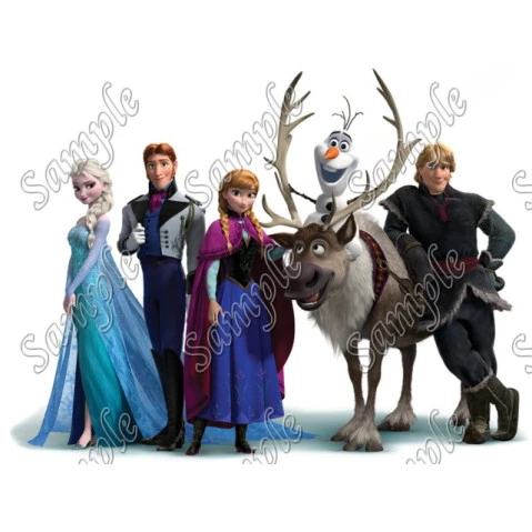 Frozen Anna Elsa Olaf T Shirt Iron on Transfer Decal ~#17