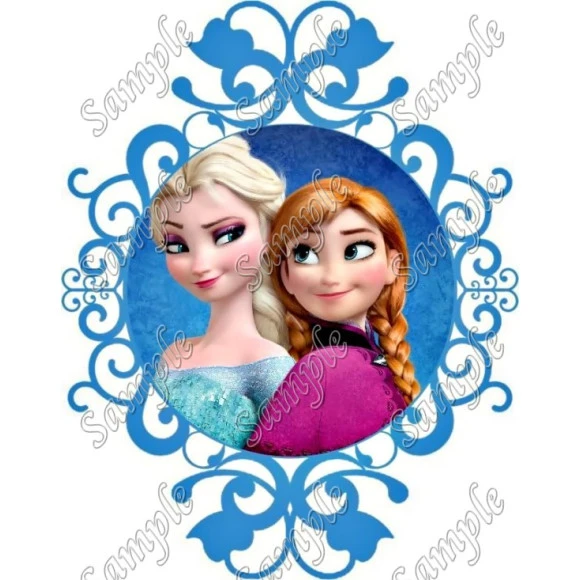 Frozen Anna Elsa T Shirt Iron on Transfer Decal ~#20