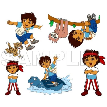 Go Diego Go  T Shirt Iron on Transfer  Decal  ~#1