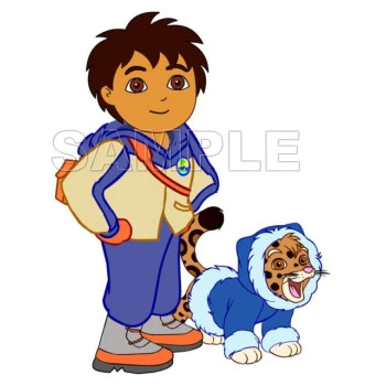 Go Diego Go T Shirt Iron on Transfer Decal ~#2
