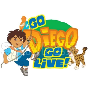 Go Diego Go T Shirt Iron on Transfer Decal ~#3