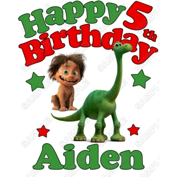 Good Dinosaur  Birthday  Personalized  Custom  T Shirt Iron on Transfer Decal ~#4