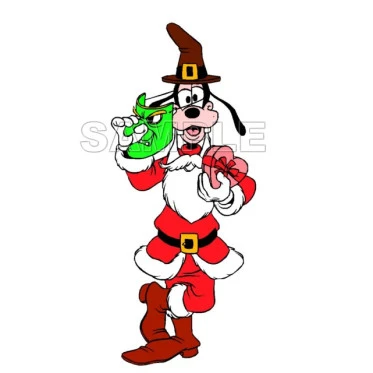 Goofy Christmas  T Shirt Iron on Transfer Decal ~#12