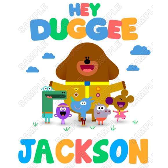 HEY DUGGEE  Personalized  Custom  T Shirt Iron on Transfer Decal ~#4