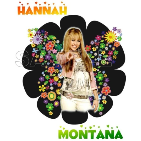 Hannah Montana T Shirt Iron on Transfer Decal ~#1