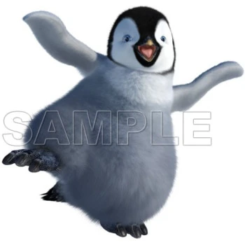 Happy Feet T Shirt Iron on Transfer Decal ~#2