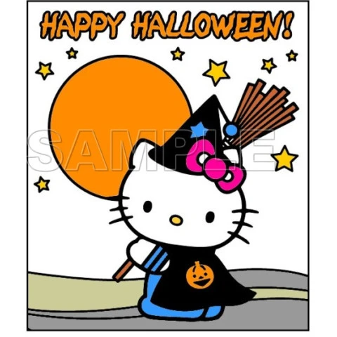 Hello Kitty Halloween T Shirt Iron on Transfer  Decal  ~#1