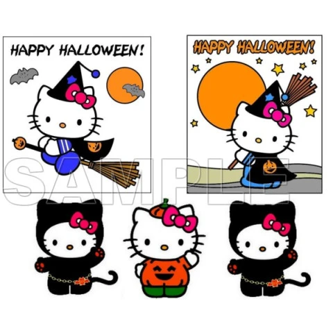Hello Kitty Halloween  T Shirt Iron on Transfer  Decal  ~#11