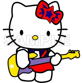 Hello Kitty T Shirt Iron on Transfer  Decal  ~#13