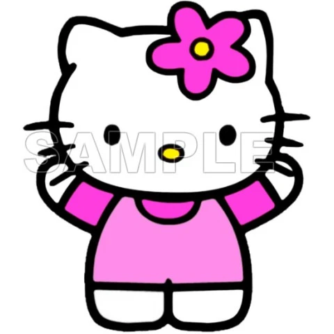 Hello Kitty T Shirt Iron on Transfer  Decal  ~#14