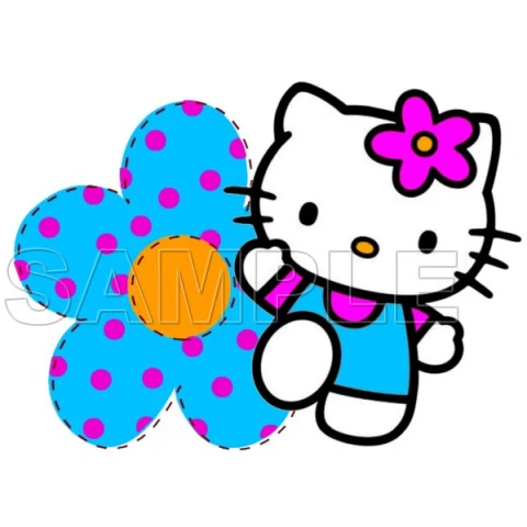Hello Kitty T Shirt Iron on Transfer  Decal  ~#23