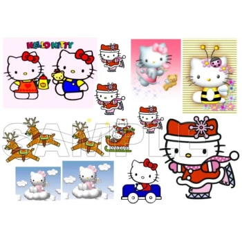 Hello Kitty  T Shirt Iron on Transfer  Decal  ~#6
