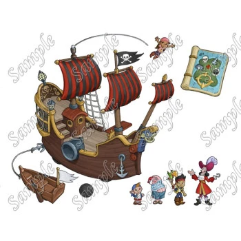 Jake and the Never Land Pirates  T Shirt Iron on Transfer Decal ~#3