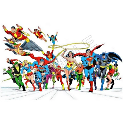 Justice League Super Heroes  T Shirt Iron on Transfer Decal ~#8