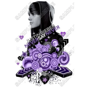 Justin Bieber T Shirt  Iron on Transfer Decal  ~#12