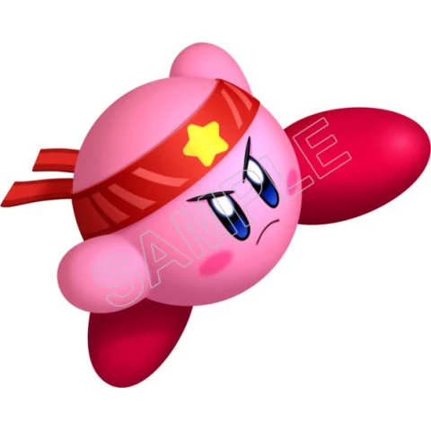 Kirby Fighter  T Shirt Iron on Transfer  Decal  ~#7