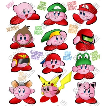 Kirby T Shirt Iron on Transfer  Decal  ~#1