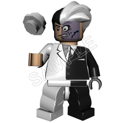 Lego Game Two-Face  T Shirt Iron on Transfer  Decal  ~#4