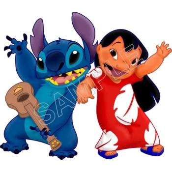 Lilo & Stitch T Shirt Iron on Transfer Decal ~#10