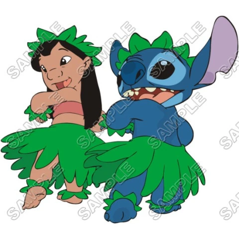 Lilo & Stitch  T Shirt Iron on Transfer Decal ~#9