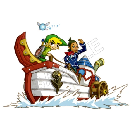 Link  (The Legend of Zelda)  T Shirt Iron on Transfer Decal ~#11