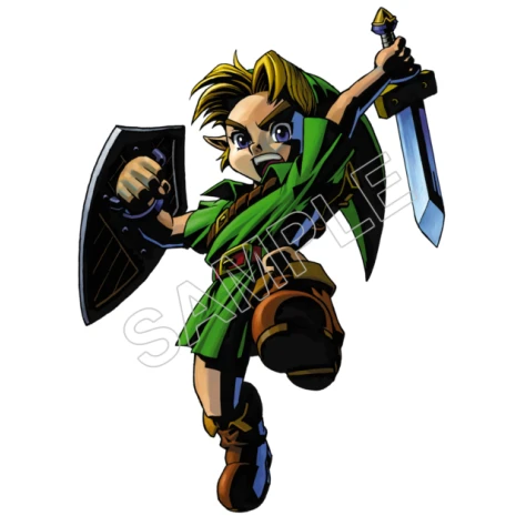 Link (The Legend of Zelda)  T Shirt Iron on Transfer Decal ~#6