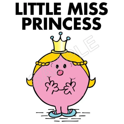 Little Miss Princess  T Shirt Iron on Transfer Decal ~#60