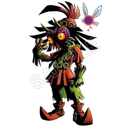 Majoras mask, Skull Kid,  Zelda,T Shirt Iron on Transfer Decal ~#13