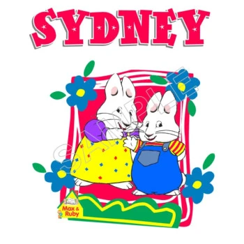 Max and Ruby  Personalized  Custom  T Shirt Iron on Transfer Decal ~#55