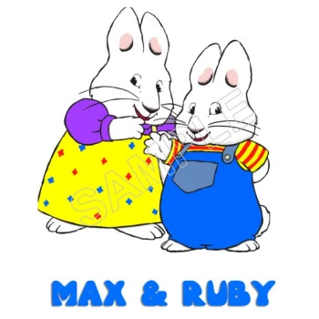 Max and Ruby T Shirt Iron on Transfer Decal ~#10
