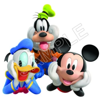 Mickey Mouse Group T Shirt Iron on Transfer Decal ~#42
