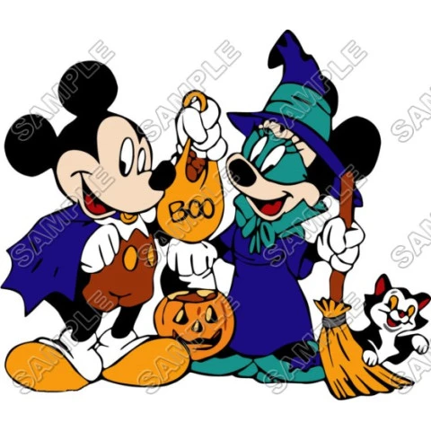 Mickey Mouse Halloween T Shirt Iron on Transfer Decal ~#28