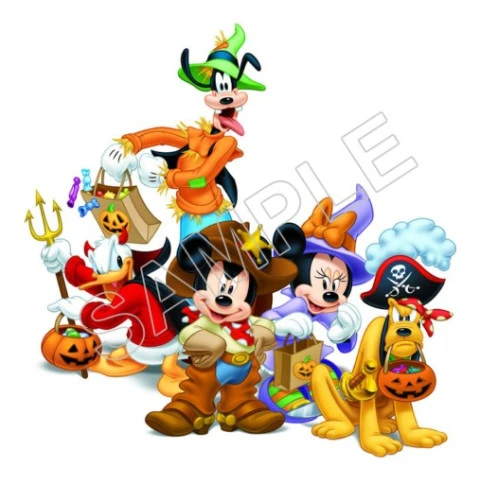 Mickey Mouse Halloween  T Shirt Iron on Transfer Decal ~#47