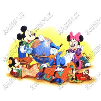 Mickey Mouse Minnie Mouse  T Shirt Iron on Transfer Decal ~#27