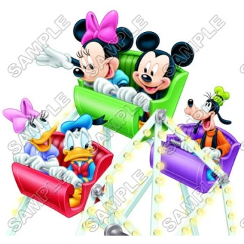 Mickey Mouse Minnie Mouse T Shirt Iron on Transfer Decal ~#33