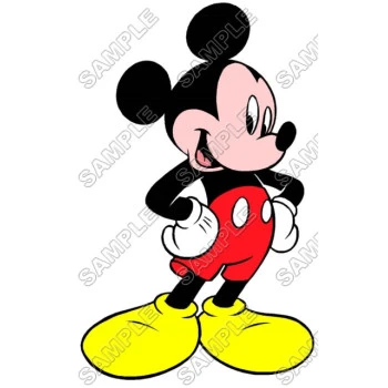 Mickey Mouse T Shirt Iron on Transfer Decal ~#12