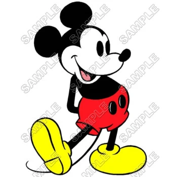 Mickey Mouse T Shirt Iron on Transfer Decal ~#18