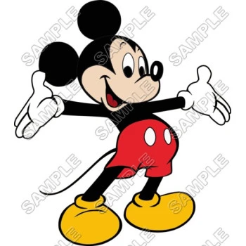 Mickey Mouse T Shirt Iron on Transfer Decal ~#19